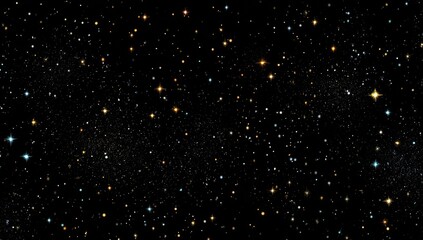 A vast expanse of deep space, densely populated with glittering stars of varying hues