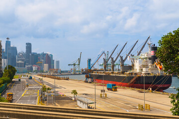 Port of Singapore in Southeast Asia