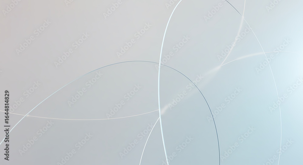 Aufkleber soft, translucent lines gracefully intersect on a serene gradient, offering a clean, contemporary, a