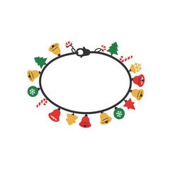 Colorful Christmas Garland