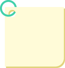 메모지 일러스트