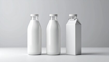 Milk Packaging Mockup