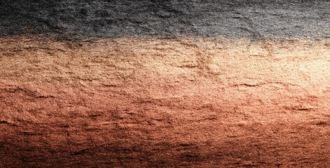 Textured strata, dark to light brown