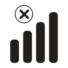 signal glyph icon illustration vector
, vector growing graph icon.
Chart Up Icon Vector Symbol Design Illustration
