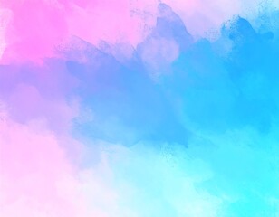 Obraz premium Abstract watercolor blend of pastel colors (2)