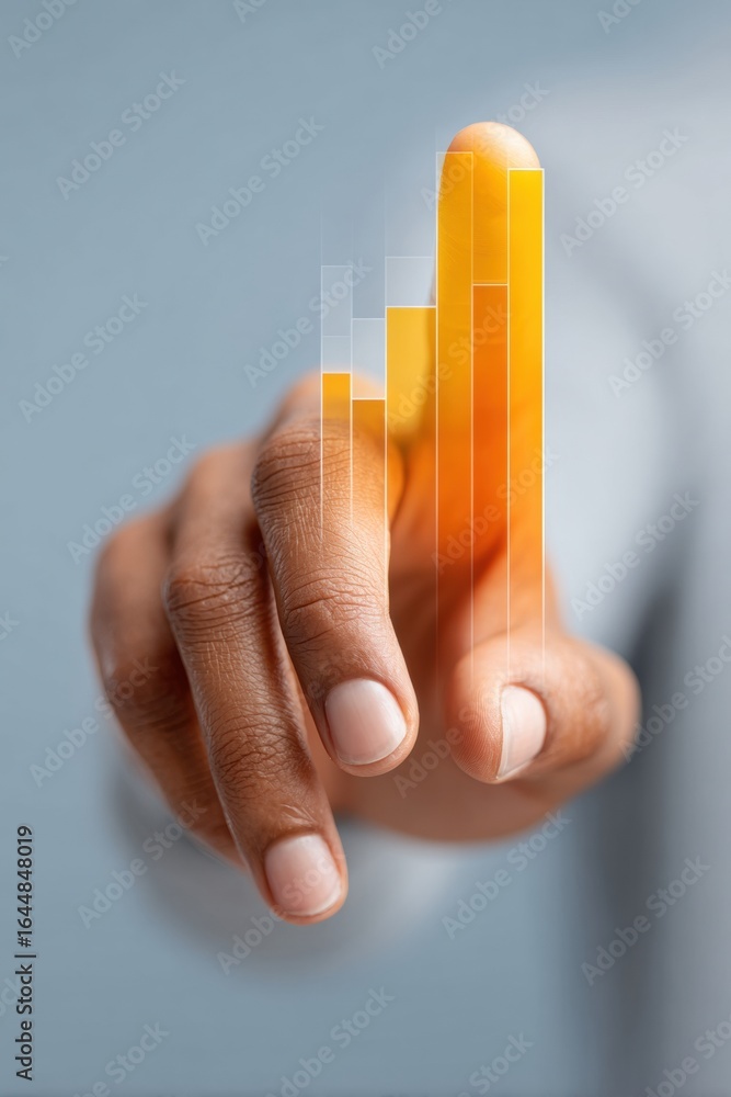Aufkleber professional transparent sales report interface showing growth metrics modern business analytics for