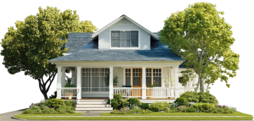 Charming house with a covered porch