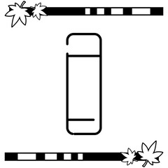 Simple illustration of single pastel crayon