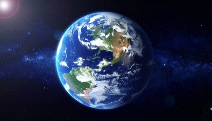 Fototapeta premium earth and moon