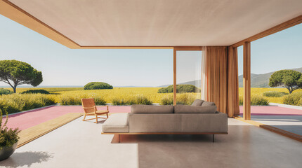 Fototapeta premium modern living room