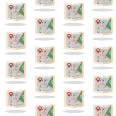 Maps illustration vector 