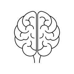 Brain line art, brain line art vector