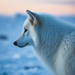 arctic wolf canis lupus