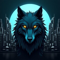 wolf in the night