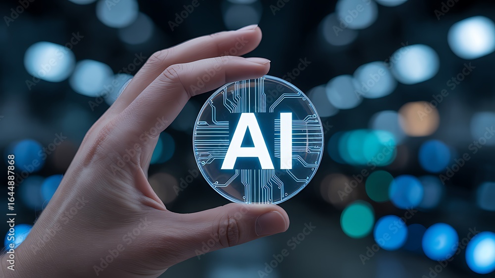 Poster artificial intelligence revolutionizing industries with ai technology and machine learning