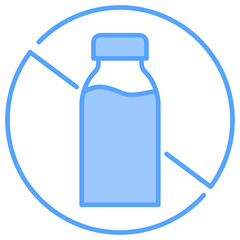 Lactose Free Blue Icon