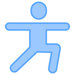Relaxation Blue Icon