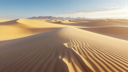 sand dunes in the sahara desert