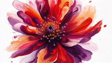 Obraz premium Abstract flower explosion