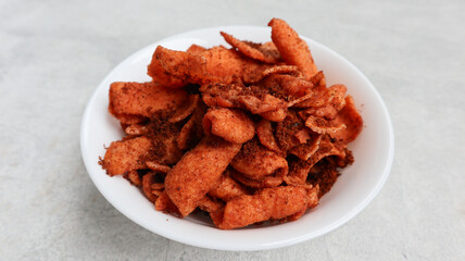 Rendang Telur or Rendang Egg, traditional food of Minangkabau, Indonesia