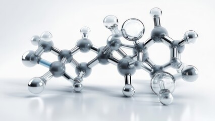 3D model of a chemical molecule
