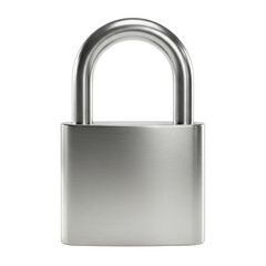 Naklejka premium Back padlock on transparent background PNG Generative AI 