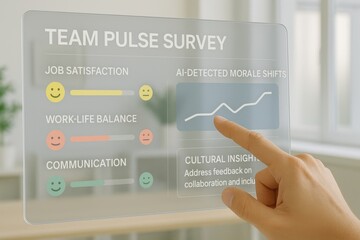 AI-Powered Team Pulse Survey with Job Satisfaction, Work-Life Balance and Morale Analytics
