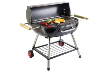 Modern Barbecue Grill Png Isolated On Transparent Background
