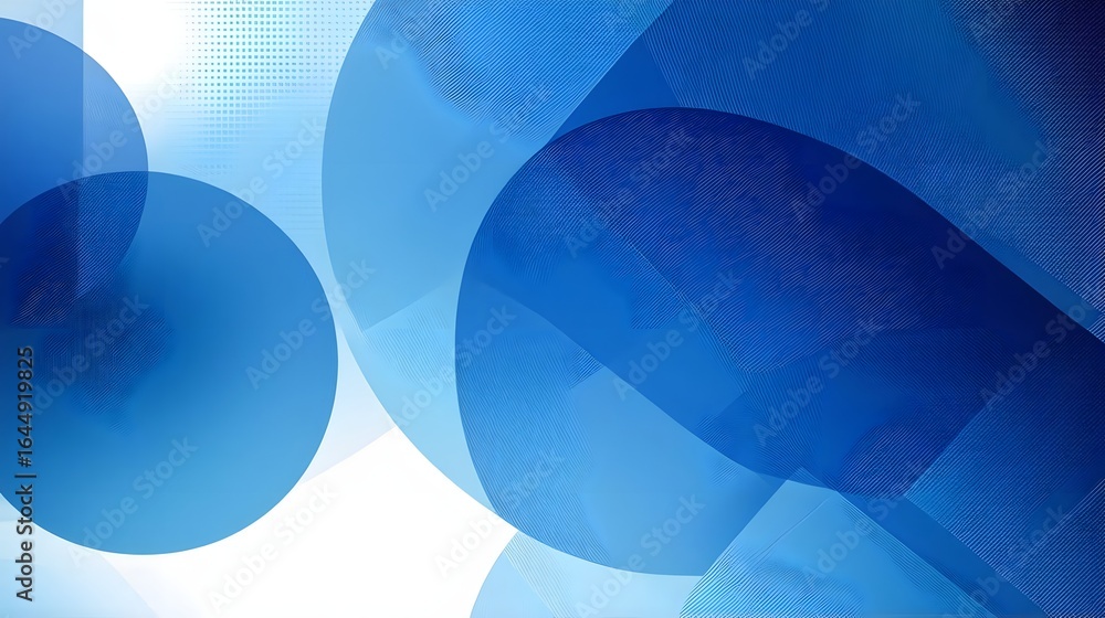 Aufkleber dynamic blue abstract background with modern geometric shapes for creative design projects and prese
