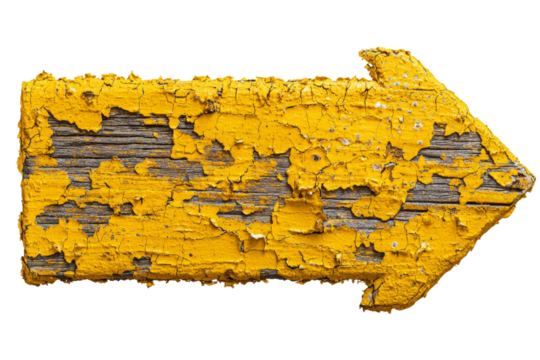 A yellow arrow pointing to the right