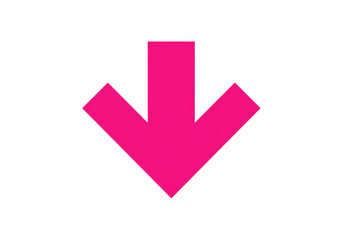 A pink arrow pointing down