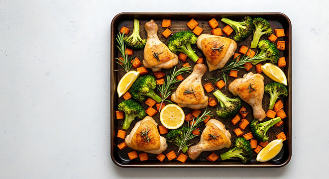 Easy sheet pan chicken and roasted vegetables - Powered by Adobe