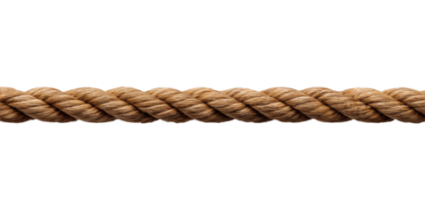 A rope is shown in a white background