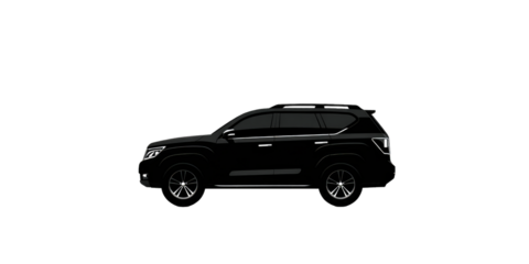 Dark SUV side profile