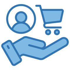 Customer Shopping Icon