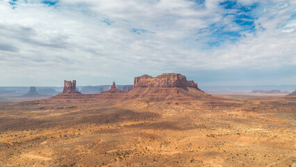 Nature in Monument Valley Navajo Park, Utah USA