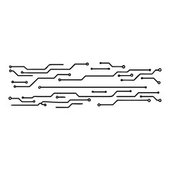 Abstract Circuit Board Vector Design Tech Network Background
