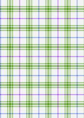 Seamless pastel pink and green plaid tartan pattern design for fabric, wallpaper, or textile background illustration