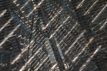 The metal architectural construction background