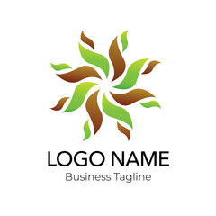 Colorful Logo Abstract Design Business