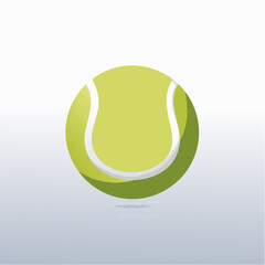 Tennis Ball Illustration, Sport and Outdoor Recreation Vector Design