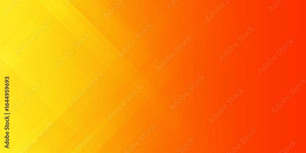 Poster yellow to red smooth gradient background with overlapping transparent diagonal shapes