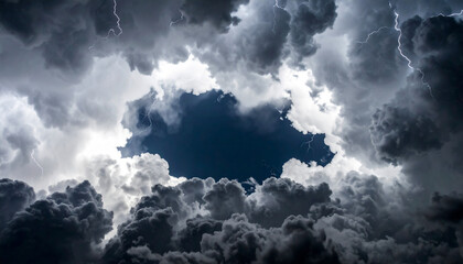 Dramatic Storm Cloud Energy Background