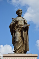 Astana (Nur-Sultan), Kazakhstan – Monument to the medieval islamic philosopher  Abu Nasr Al...