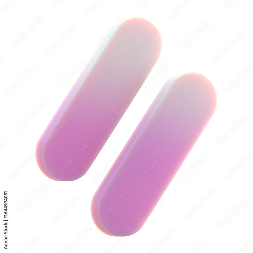 Poster 3d gradient geometric abstract rectangle shape for your design on an isolated background. 3d renderi