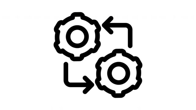 operation minimalist stroke animation
