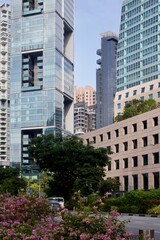 Obraz premium Morning on the streets of Singapore