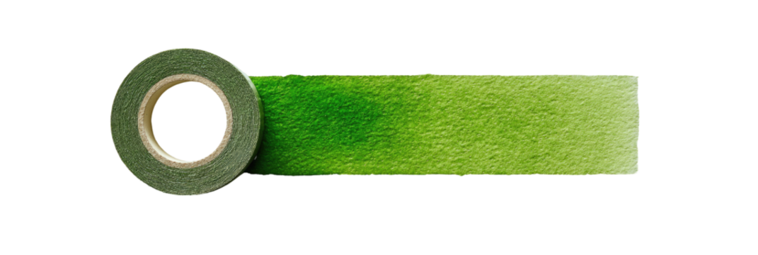 Rolled green tape (1)