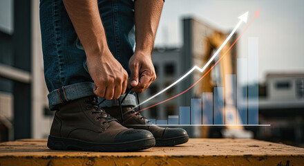 construction worker using a saw