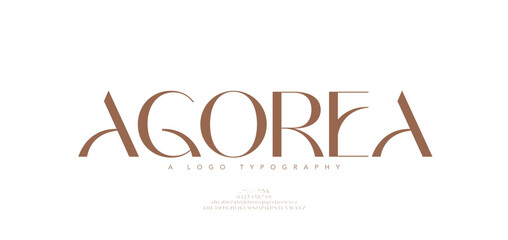 Beauty Luxury font alphabet logo. Typography beautiful fashion elegant classic letters serif italic fonts decorative wedding vintage blossom logos. vector illustration
